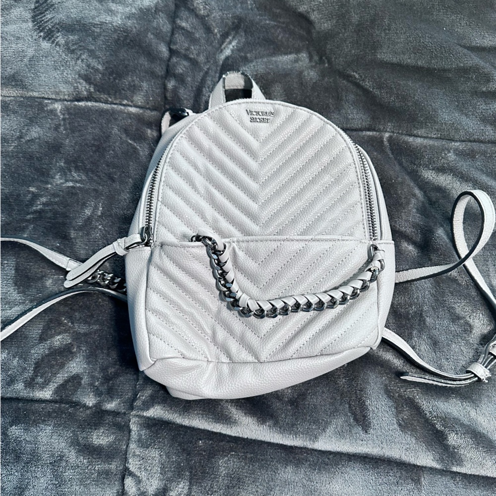 Victorias Secret Gray Mini Backpack